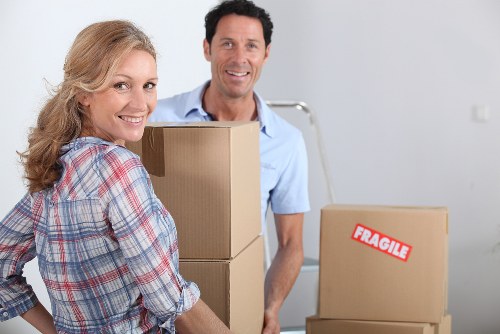 Managing parking and building access for flat removals